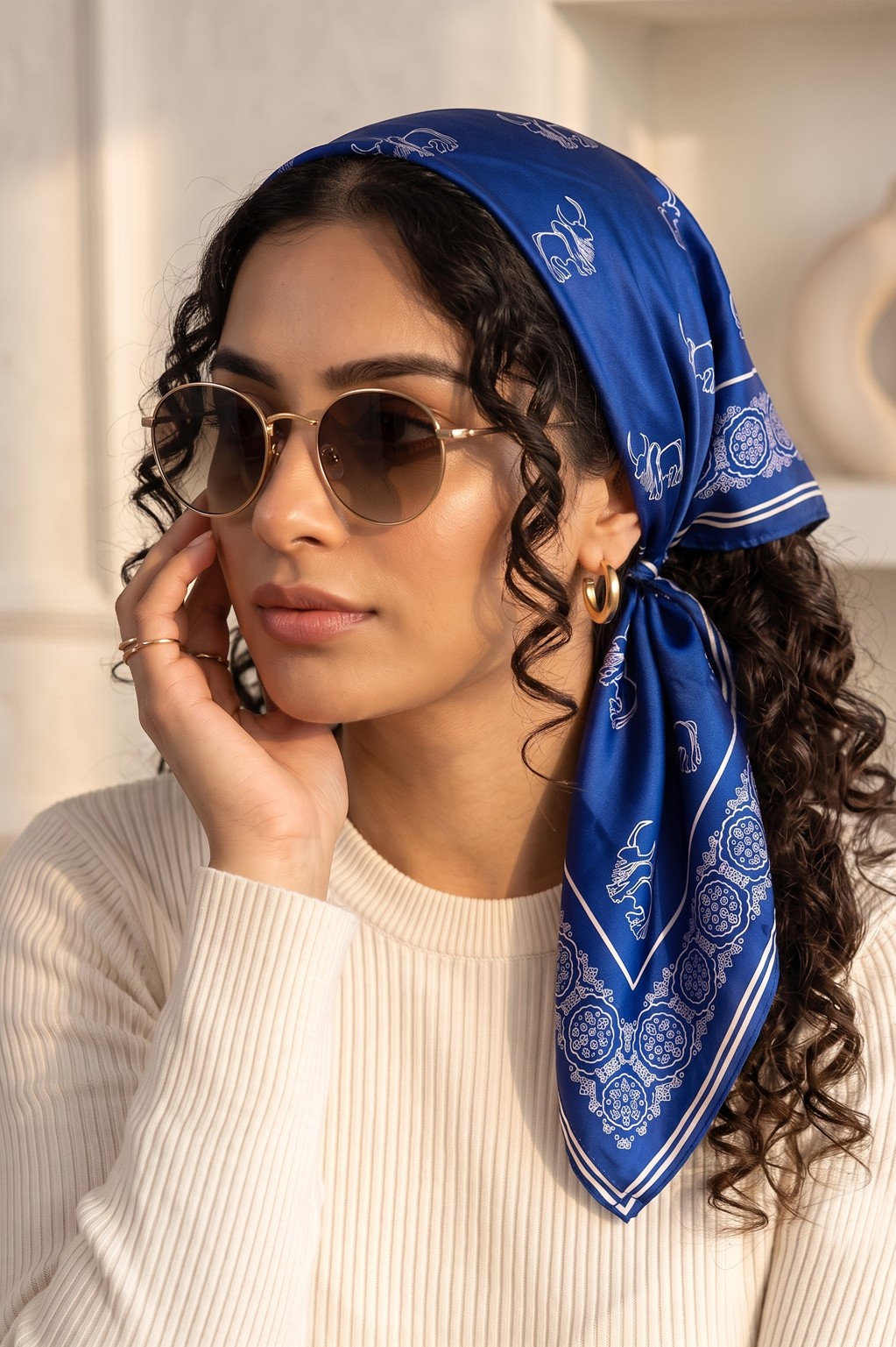 Indigo Bandana