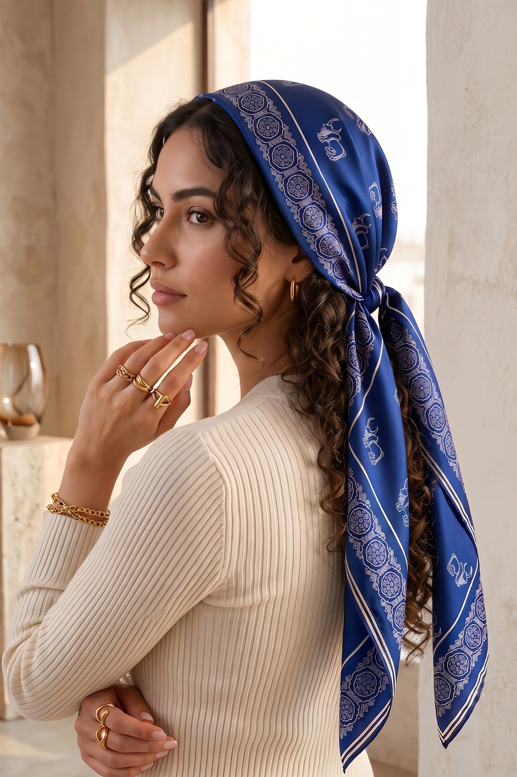 Indigo Bandana