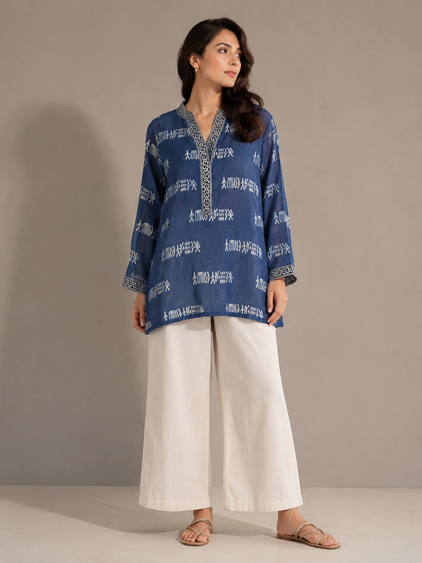 Natural Indigo Script