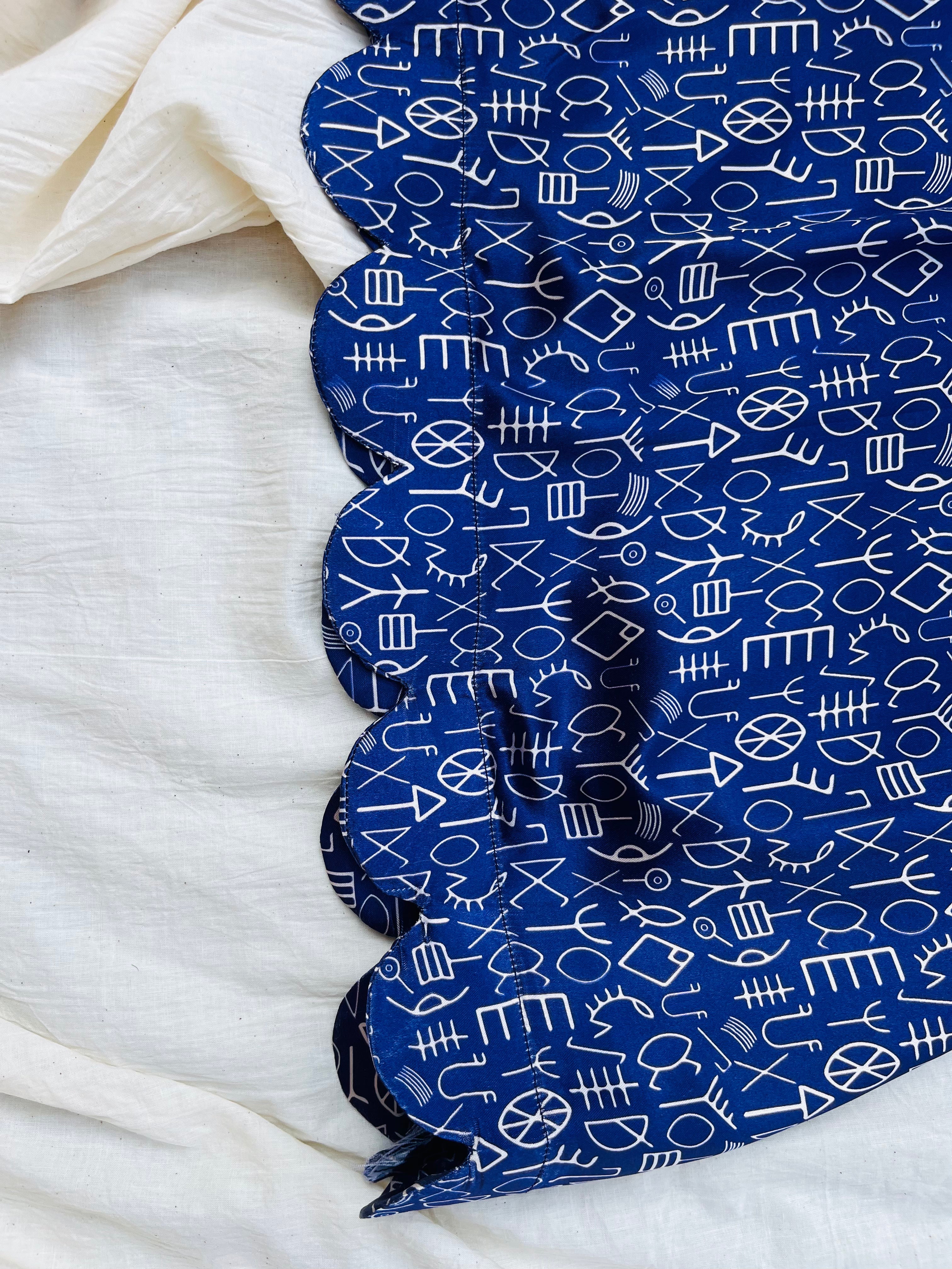 Indigo Indus Script Shirt (Pret)