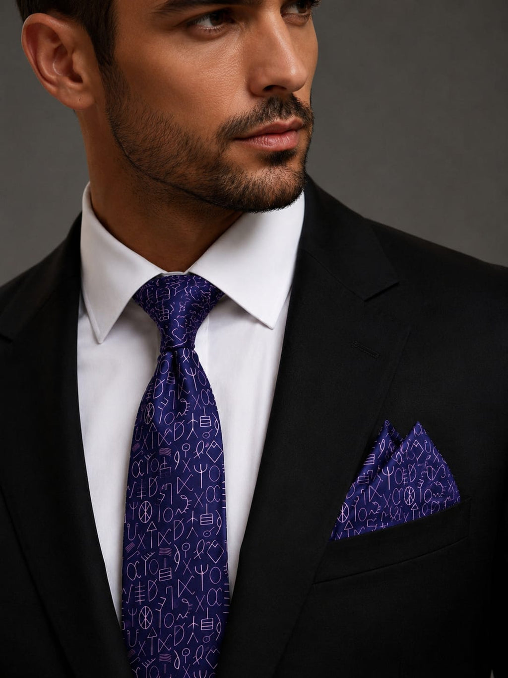 Indigo Tie Set