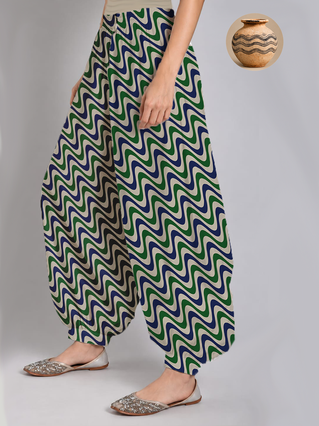 Cuffed Afghani Pants